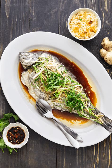 Steamed Fish .
